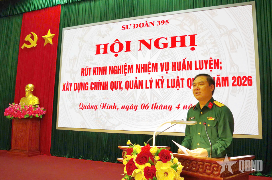 Quân khu 3: Sư đoàn 395 rút kinh nghiệm huấn luyện, xây dựng chính quy, quản lý kỷ luật